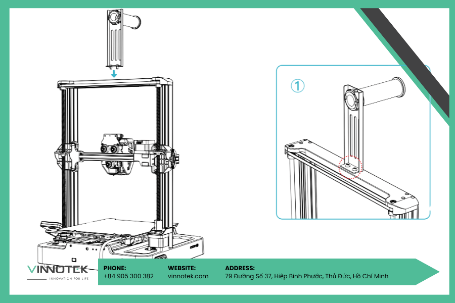 Hướng dẫn sử dụng máy in 3D lắp ráp giá vật liệu Hướng dẫn sử dụng máy in 3D lắp ráp giá vật liệu