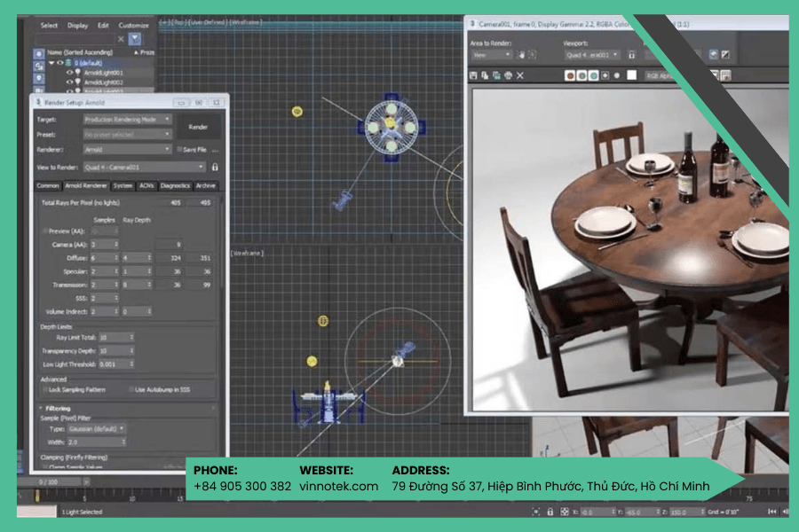 Ưu điểm của phần 3D Max Ưu điểm của phần 3D Max