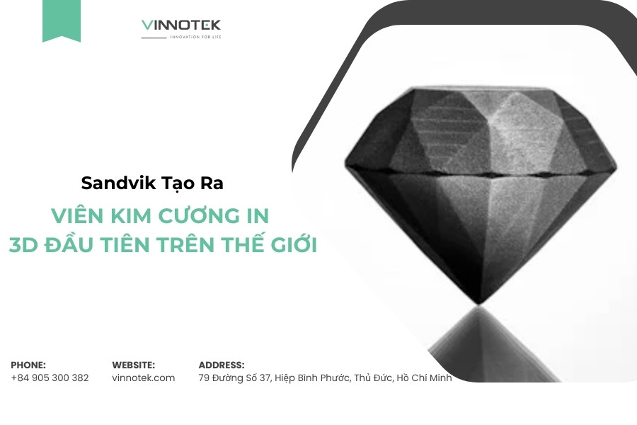 Viên kim cương in 3D đầu tiên trên thế giới