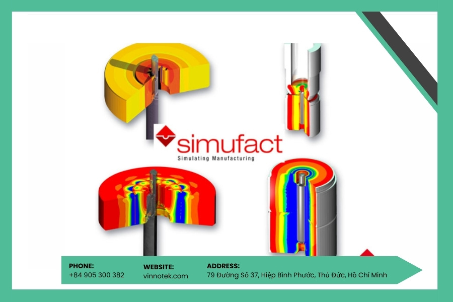 Simufact Workspace Screen Phần mềm thiết kế 3D trong ngành ô tô năng lượng hàng không vũ trụ