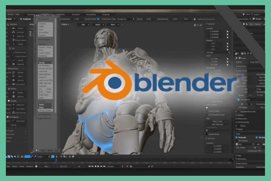 Phần mềm thiết kế 3D Blender Phần mềm thiết kế 3D Blender