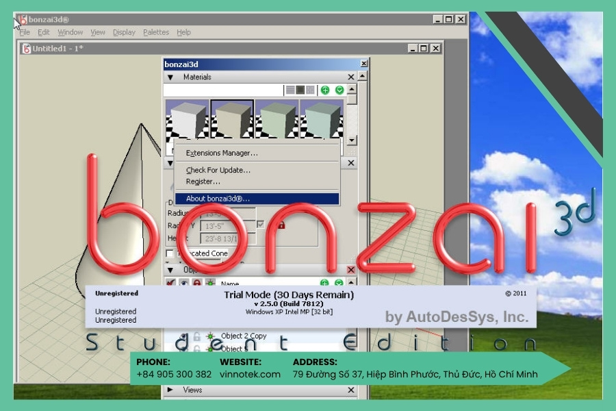 Phần mềm thiết kế 3D Bonzai3D Phần mềm thiết kế 3D Bonzai3D