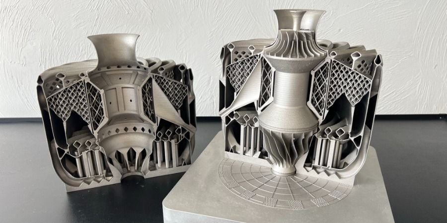 Turbine in 3D bằng SLM, giảm trọng lượng và tăng hiệu suất khí động học