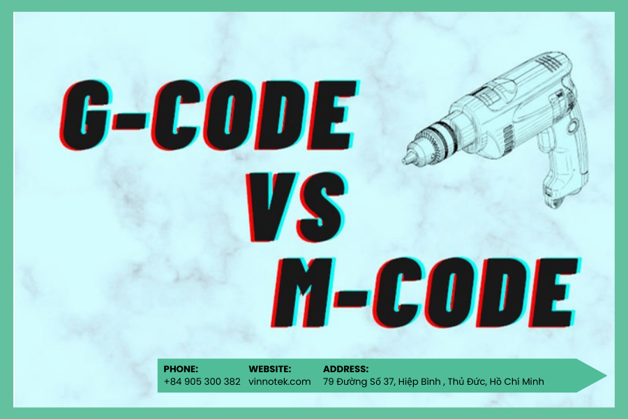 Sự khác biệt giữa M-code và G-code