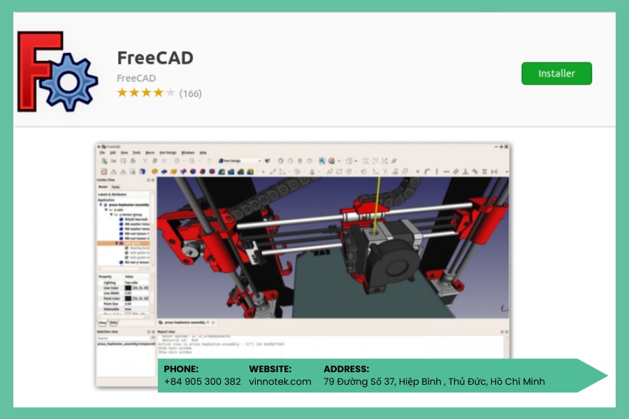 Cài đặt phần mềm FreeCAD trên Linux