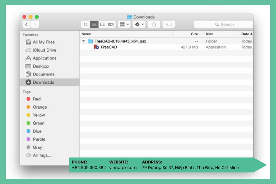 Mở thư mục Downloads và giải nén file