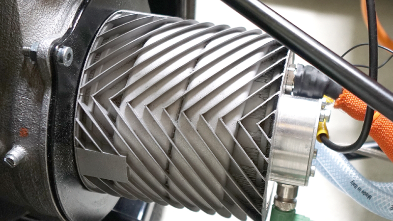Vỏ motor nhôm in 3D tích hợp hệ thống làm mát hybrid