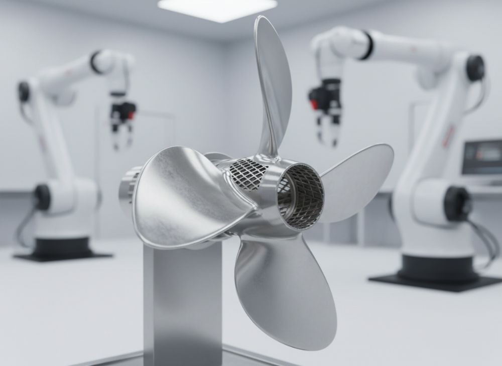 Cánh turbine chịu nhiệt, áp suất cao tạo hình tối ưu với kênh làm mát bên trong.