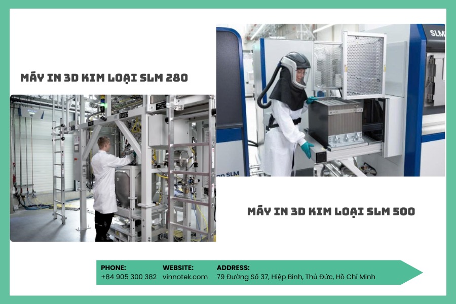 SLM 500 vs SLM 280: khác biệt nằm ở exchangeable cylinder