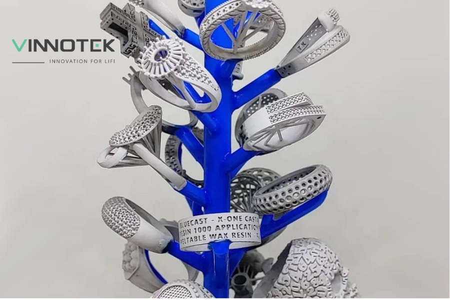 Castable Resin tạo mẫu trang sức chi tiết, hỗ trợ investment casting trực tiếp từ CAD