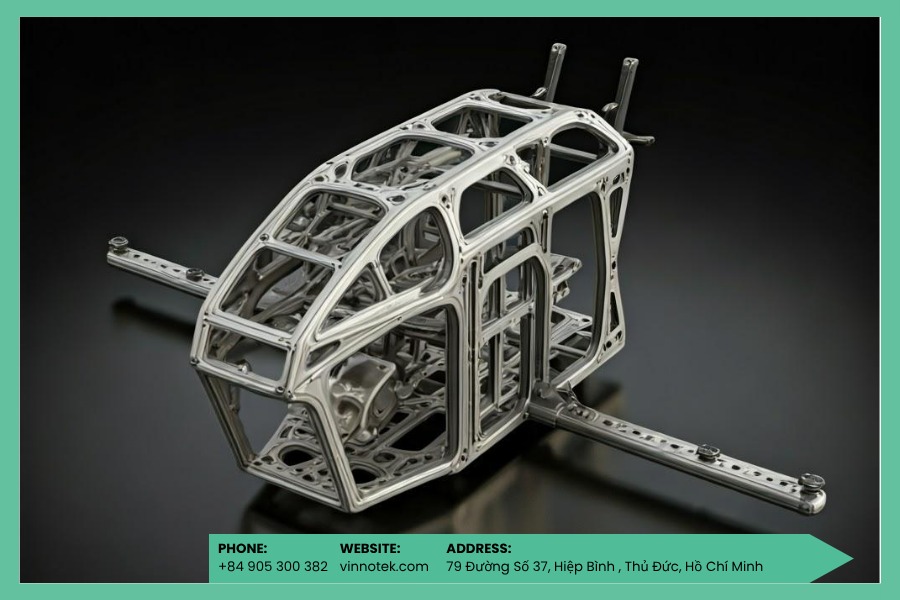 Bracket và mount UAV yêu cầu độ cứng và độ chính xác cao
