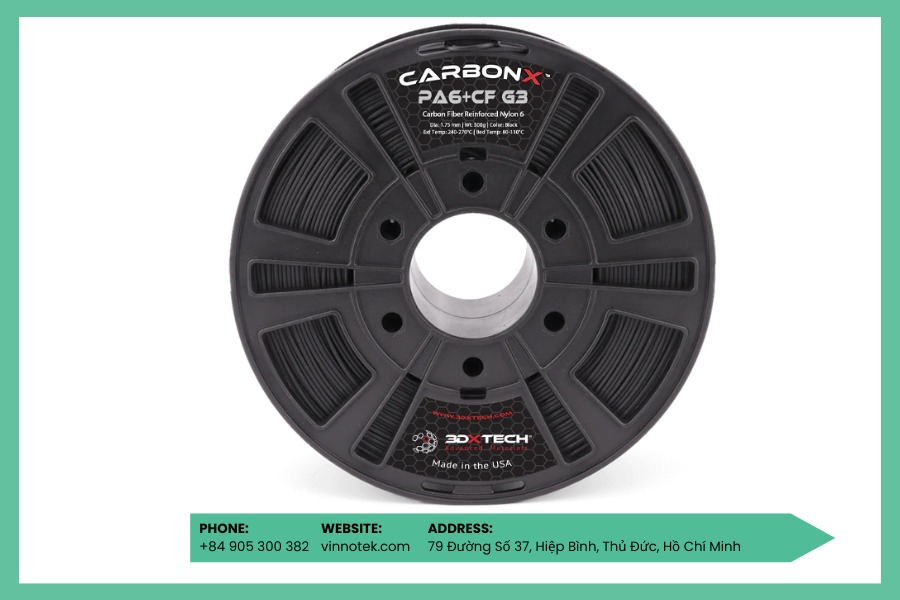 CF-Nylon giúp tạo jig nhẹ hơn, nhanh hơn và linh hoạt hơn so với nhôm gia công.
