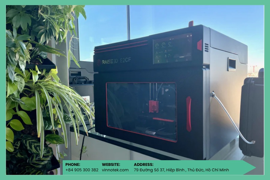Raise3D E2CF phù hợp cho prototype và sản xuất loạt nhỏ
