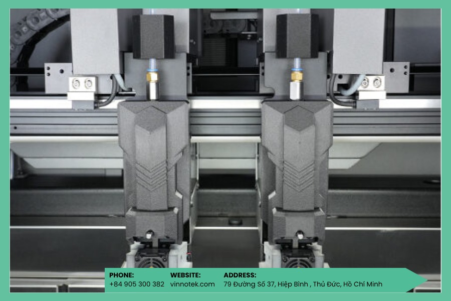 Raise3D RMF500 phù hợp cho in composite nhanh, lớn, tối ưu jig & fixture