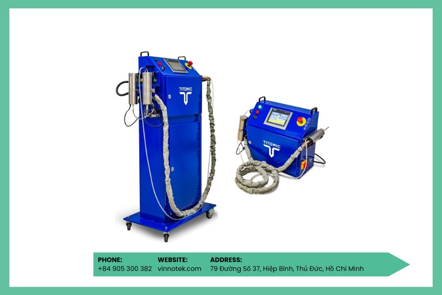 Titomic D523 cold spray di động, sửa chữa nhanh ngay tại hiện trường