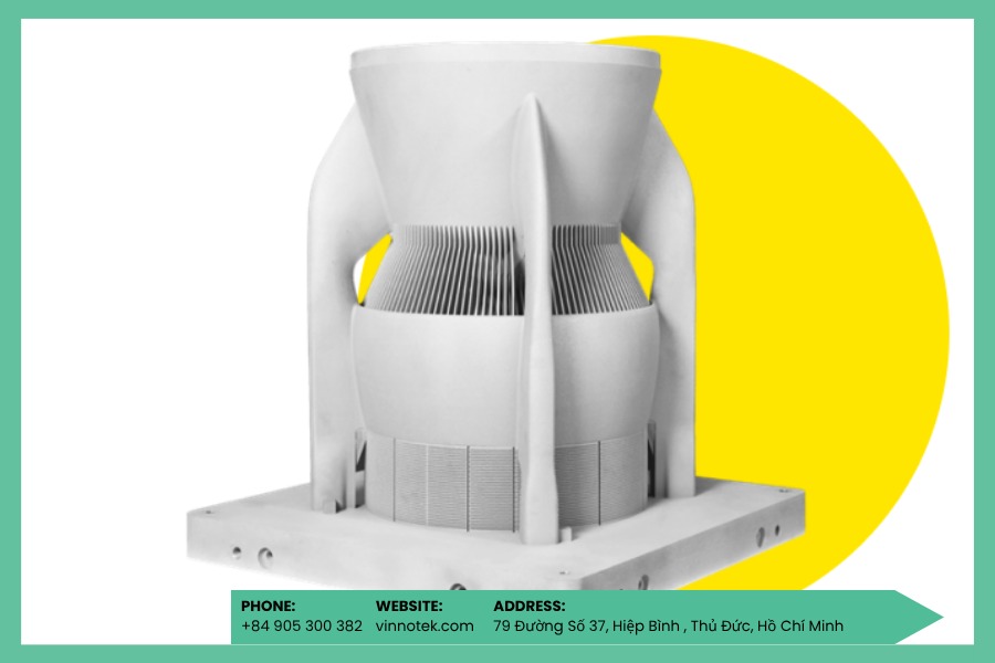 In 3D kim loại ứng dụng linh hoạt: bracket, housing và spare part on-demand