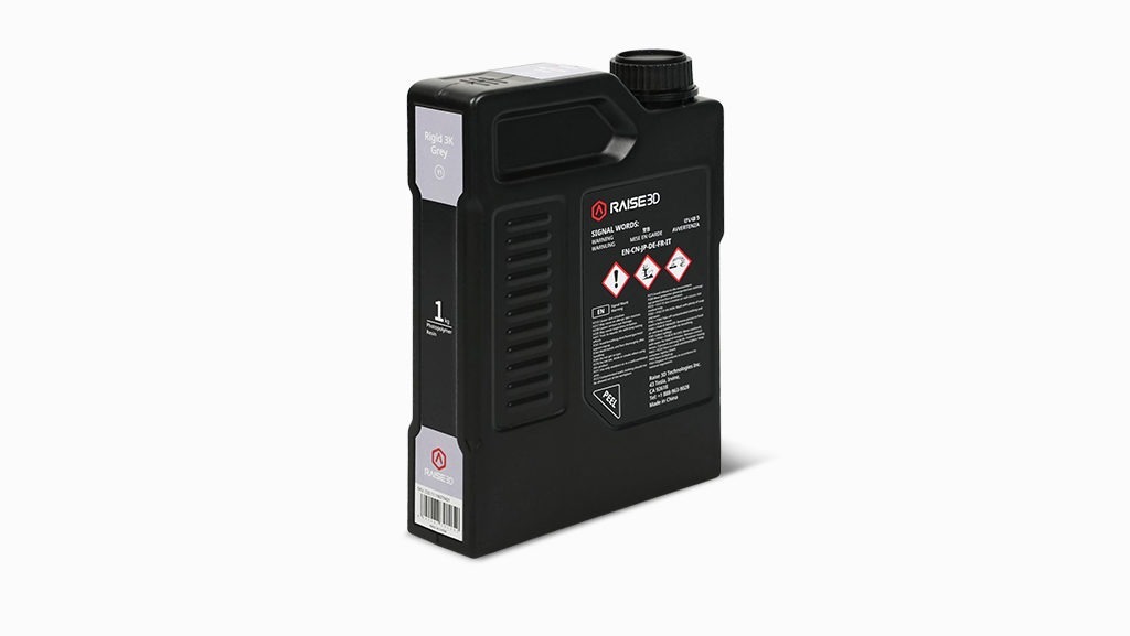 Rigid 3K Resin: cứng cao, giữ form tốt, dùng cho chi tiết cơ khí và đồ gá chính xác