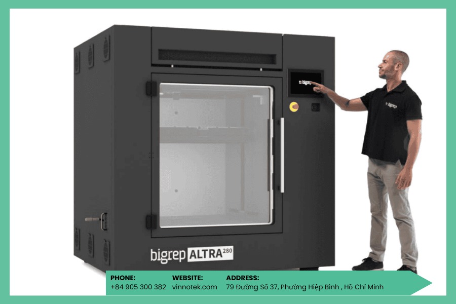 BigRep ALTRA 280 cho khuôn lưu hóa cao su và ứng dụng nhiệt độ cao.