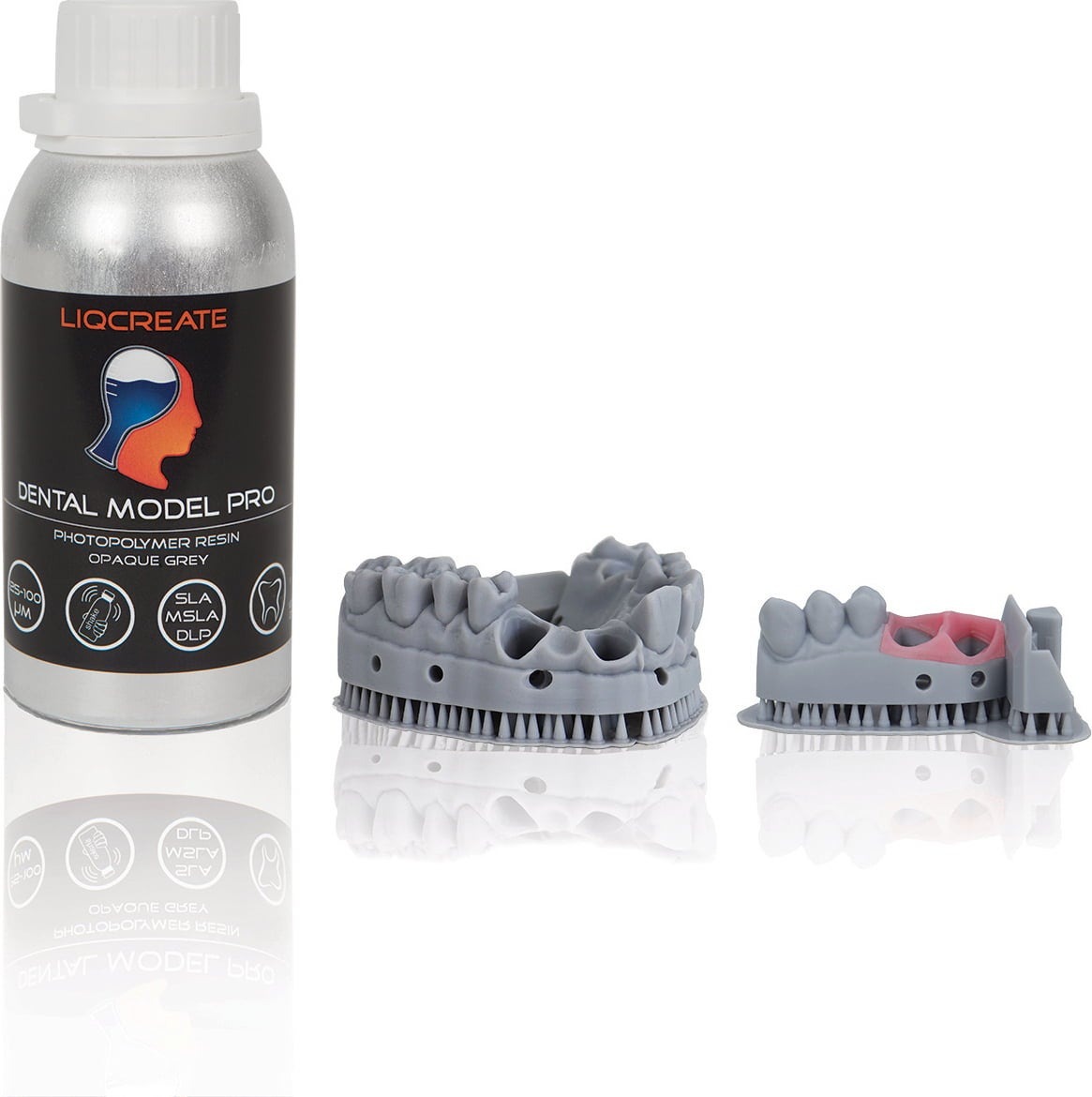 Dental Model Pro Grey: resin nha khoa màu xám, dễ quan sát chi tiết, dùng cho thiết kế