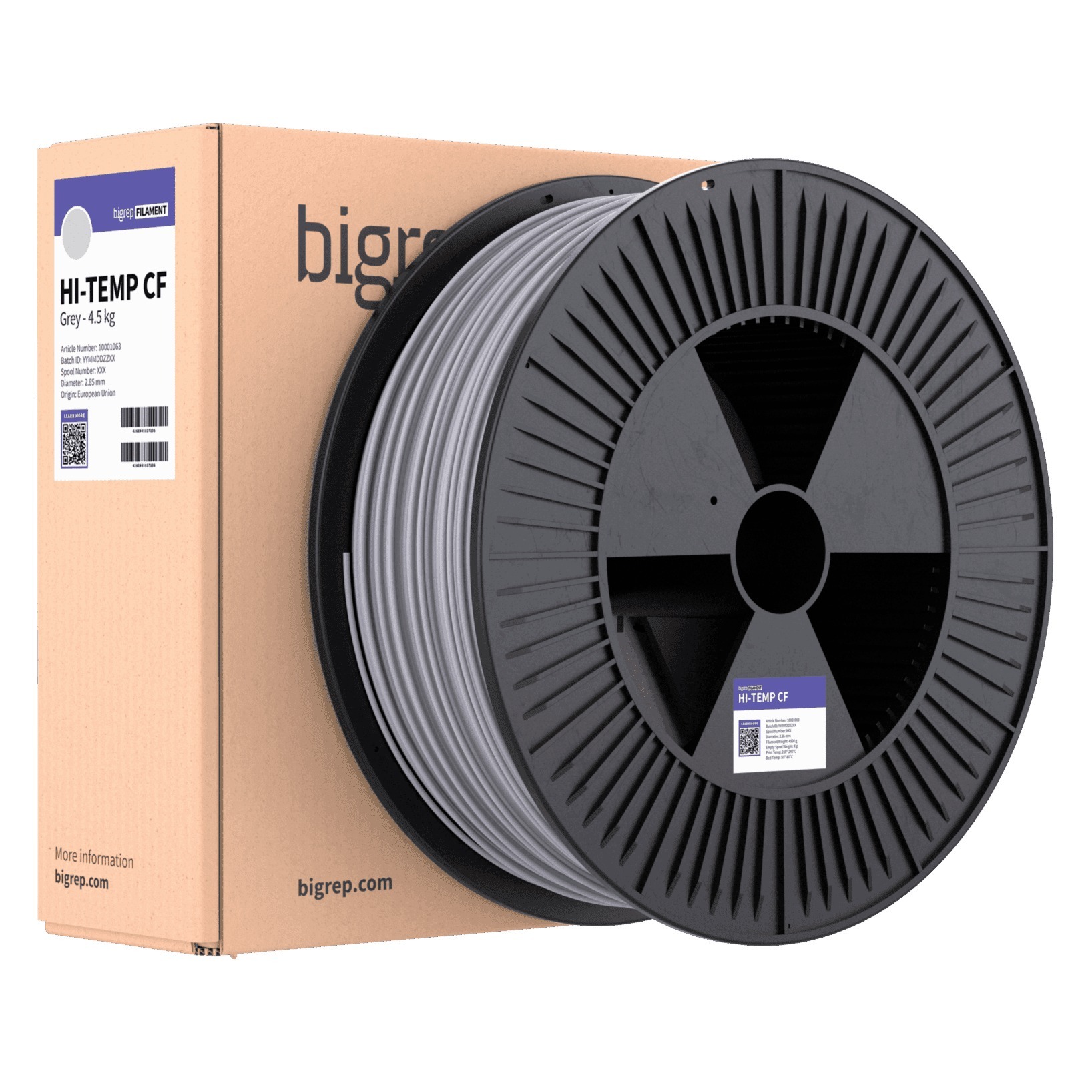 Vật liệu HI-TEMP CF kết hợp khả năng chịu nhiệt với độ cứng vượt trội.
