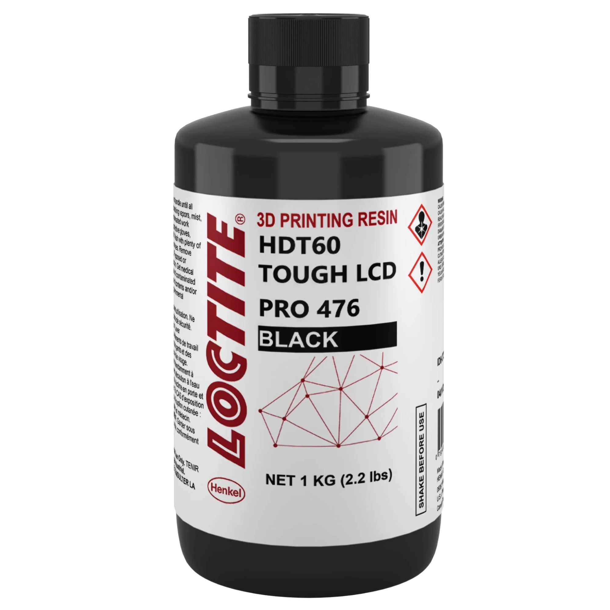 Vật liệu PRO476 Black: bền, chính xác cao, phù hợp chi tiết cơ khí.