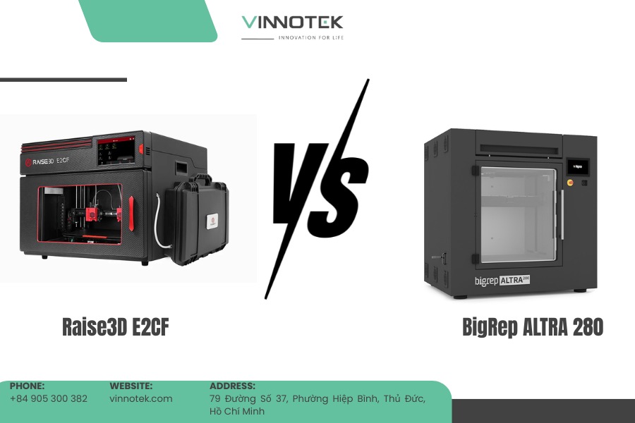 E2CF cho composite kỹ thuật, ALTRA 280 cho polymer hiệu suất cao.