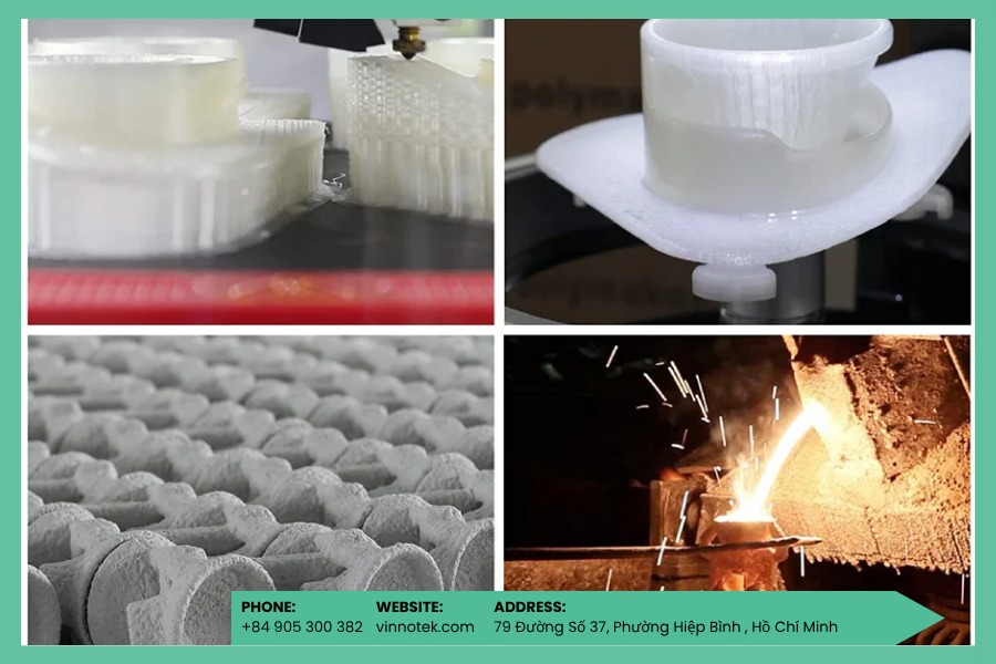 Raise3D FDM PolyCast giúp tạo pattern investment casting với chi phí tối ưu.