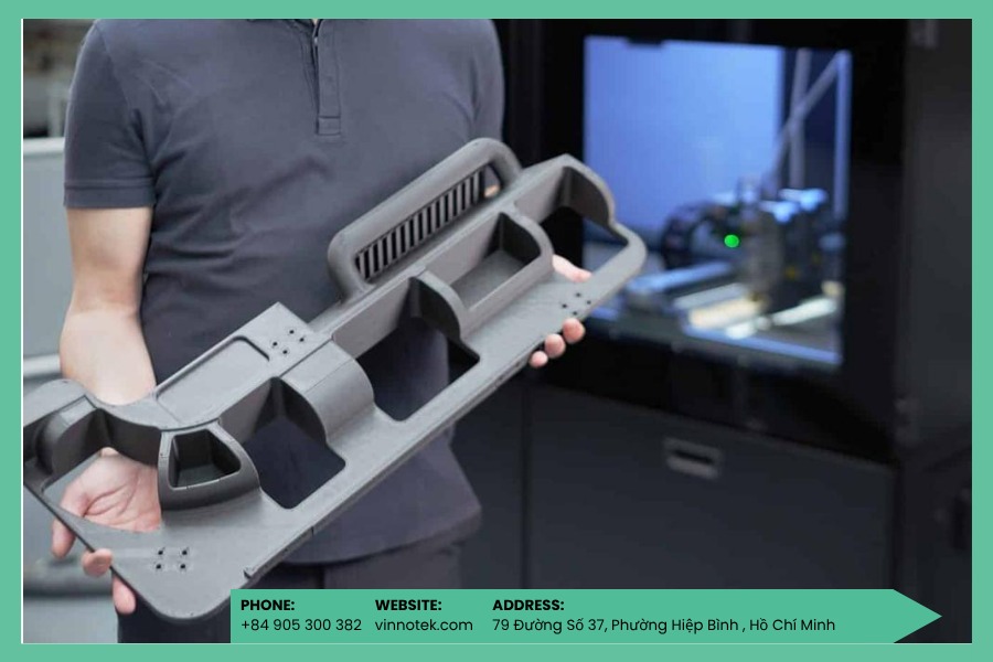 Raise3D Pro3 HS phù hợp cho jig và fixture cần tốc độ lặp lại cao.
