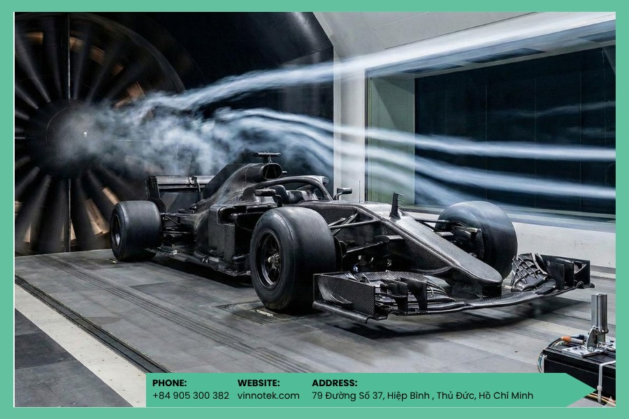 Wind tunnel testing đòi hỏi chất lượng bề mặt được kiểm soát chặt chẽ.