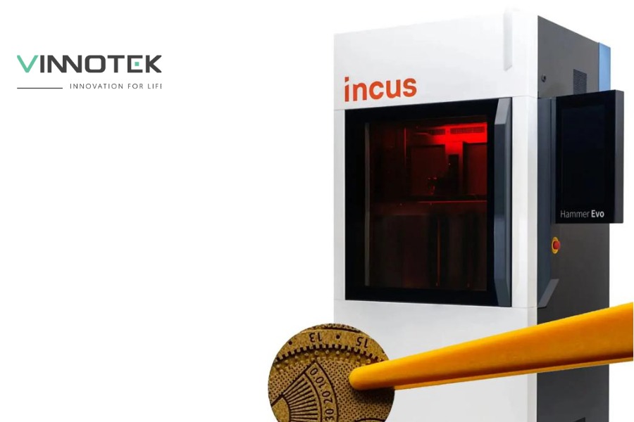 Incus LMM tạo phụ kiện kim loại siêu tinh xảo với độ chính xác cấp micron.
