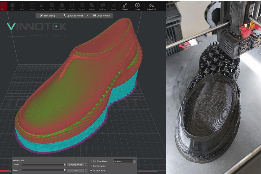 SLA và FDM TPU - hai công nghệ cho hai giai đoạn phát triển lattice midsole.