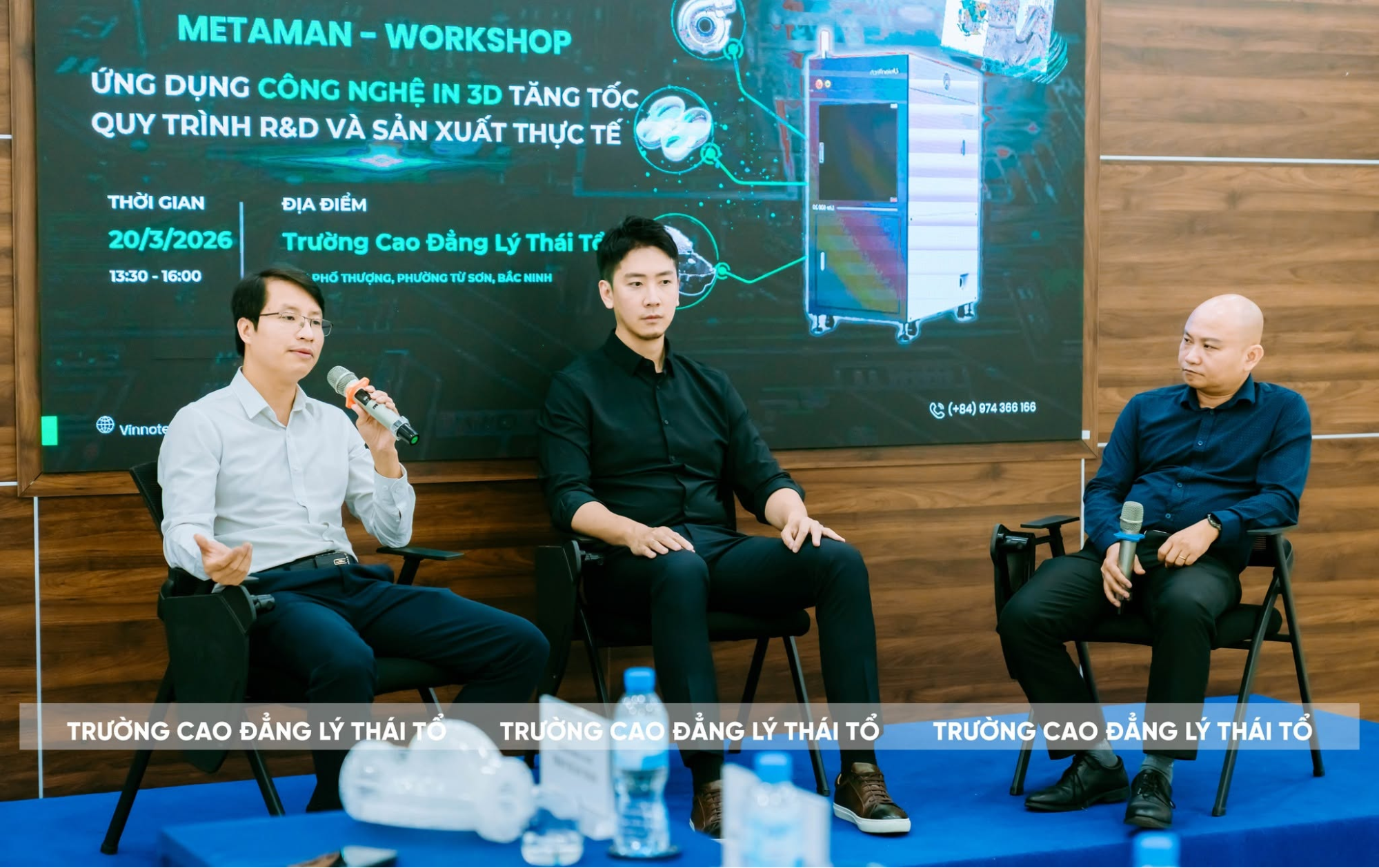 PGS.TS. Hoàng Tiến Đạt chia sẻ góc nhìn về ứng dụng in 3D trong sản xuất.
