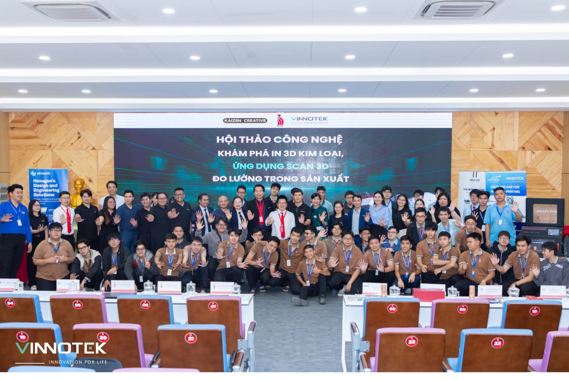 Hội thảo mang đến góc nhìn thực tế về in 3D, đo lường và sản xuất hiện đại.