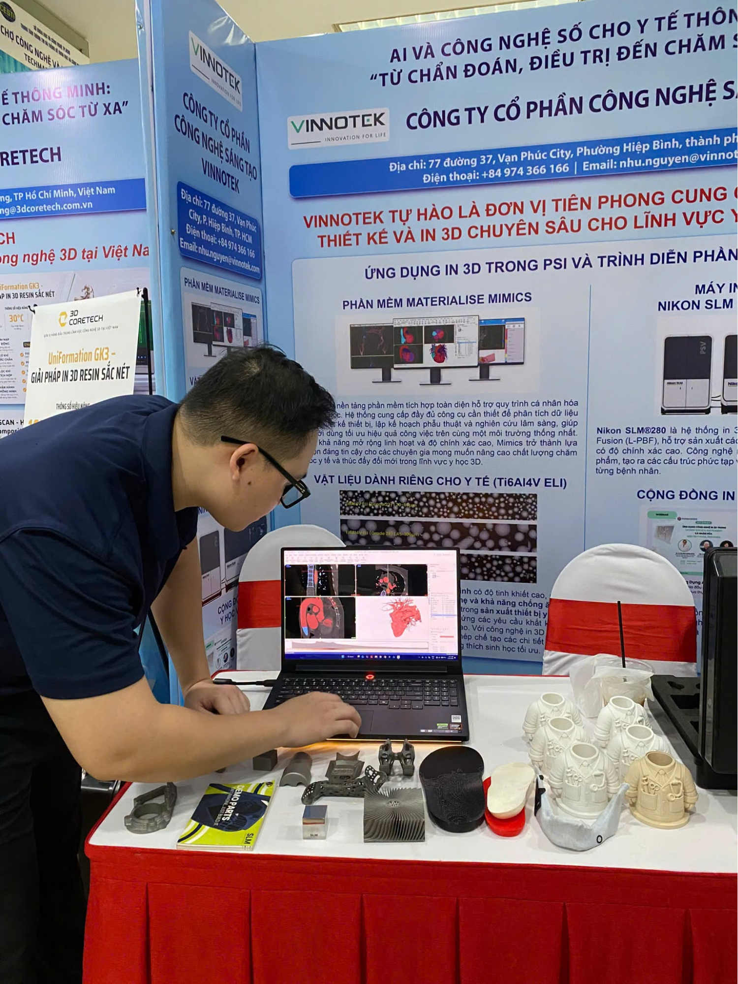 Vinnotek giới thiệu mô hình giải phẫu in 3D phục vụ mô phỏng, đào tạo và giảng dạy y khoa.